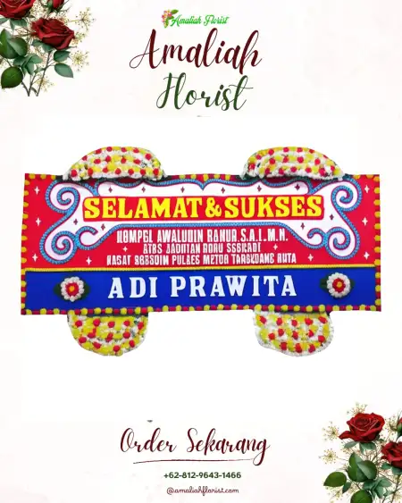 Papan Bunga Ucapan Selamat Tlogowero